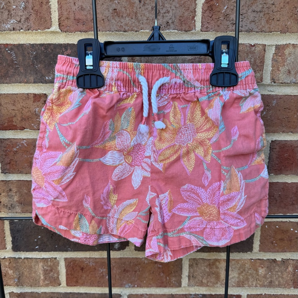 OshKosh floral girls coral shorts